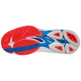 Mizuno WAVE LIGHTNING Z6 Кроссовки волейбольные Белый/Красный/Синий - фото 279985