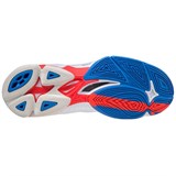 Mizuno WAVE LIGHTNING Z6 Кроссовки волейбольные Белый/Красный/Синий - фото 279989
