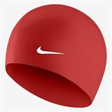 Nike SOLID SILICONE Шапочка для плавания Красный - фото 280050