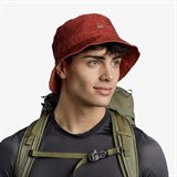 Buff ADVENTURE BUCKET HAT KELED RUSTY Панама Красный - фото 280253