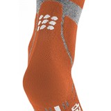 CEP HIKING MERINO MID CUT COMPRESSION SOCKS (W) Компрессионные носки для активного отдыха на природе женские Оранжевый/Серый - фото 280308
