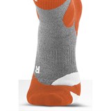 CEP HIKING MERINO MID CUT COMPRESSION SOCKS (W) Компрессионные носки для активного отдыха на природе женские Оранжевый/Серый - фото 280309
