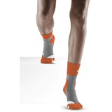 CEP HIKING MERINO MID CUT COMPRESSION SOCKS (W) Компрессионные носки для активного отдыха на природе женские Оранжевый/Серый - фото 280313