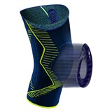 Medi GENUMEDI E+MOTION Бандаж коленный с пателлярным кольцом на широкое бедро Темно-синий - фото 280708