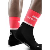 CEP THE RUN COMPRESSION MID CUT SOCKS 4.0 (W) Компрессионные носки женские Розовый/Черный - фото 280740