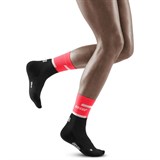 CEP THE RUN COMPRESSION MID CUT SOCKS 4.0 (W) Компрессионные носки женские Розовый/Черный - фото 280742