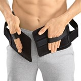 Medi LUMBAMED STABIL (26 см) Бандаж поясничный с моделируемыми ребрами жесткости и массажной вставкой Черный - фото 280885