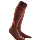 CEP SKI TOURING TALL COMPRESSION SOCKS Компрессионные гольфы с шерстью мериноса для катания на лыжах Темно-оранжевый - фото 280992