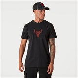 New Era CHICAGO BULLS CHAIN STITCH Футболка баскетбольная Черный/Красный - фото 281388