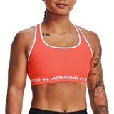 Under Armour MID CROSSBACK BRA (W) Бра-топ женский Оранжевый - фото 281475