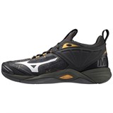 Mizuno WAVE MOMENTUM 2 Кроссовки волейбольные Черный/Желтый - фото 281501