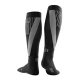 CEP COLD WEATHER TALL COMPRESSION SOCKS Компрессионные гольфы с шерстью мериноса для бега Черный/Серый - фото 281581