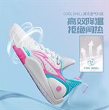 Li-Ning SPEED IX PREMIUM "WHITE ICE CREAM" Кроссовки баскетбольные Розовый/Желтый - фото 281651