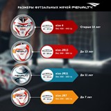 Penalty BOLA FUTSAL MAX 1000 Мяч футзальный - фото 281675