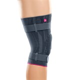 Medi GENUMEDI PLUS Бандаж коленный с силиконовым пателлярным кольцом и ремнями Серый - фото 281713