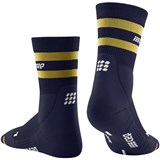 CEP HIKING 80S MID CUT COMPRESSION SOCKS (W) Компрессионные носки женские Темно-синий/Желтый - фото 281995