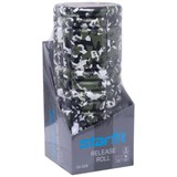 Starfit PRO FA-508 Ролик массажный низкая жесткость 33x14 cм Зеленый камуфляж/Оранжевый - фото 282082