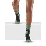 CEP HIKING MAX MID CUT COMPRESSION SOCKS (W) Компрессионные носки женские Серый/Мятный - фото 282190