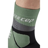 CEP HIKING MAX MID CUT COMPRESSION SOCKS (W) Компрессионные носки женские Серый/Мятный - фото 282194
