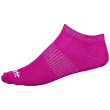 Starfit SW-205 Носки беговые низкие (2 пары) Голубой/Гранатовый - фото 282249