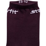 Starfit SW-206 Носки беговые (2 пары) Бордовый/Розовый - фото 282269
