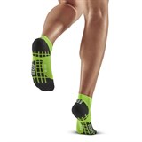 CEP ULTRALIGHT LOW CUT COMPRESSION SOCKS (W) Компрессионные короткие носки для бега ультратонкие женские Зеленый/Черный - фото 282337
