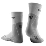CEP COLD WEATHER MID-CUT SOCKS (W) Компрессионные носки для бега с шерстью мериноса женские Серый - фото 282347