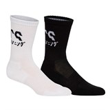 Asics 2PPK KATAKANA SOCK Носки беговые (2 пары) Черный/Белый - фото 282399