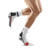 CEP COMPRESSION MID CUT SOCKS LIMITED EDITION Компрессионные носки для бега Белый/Черный - фото 282411