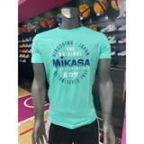 Mikasa MT5023 Футболка спортивная Голубой/Белый/Синий - фото 282465