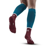 CEP THE RUN COMPRESSION TALL SOCKS 4.0 (W) Компрессионные гольфы женские Красный/Синий - фото 282708