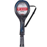 Wish STEELTEC 216 Набор для бадминтона (2 ракетки + чехол) Синий - фото 282789