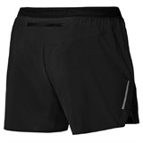 Mizuno AERO 4.5 SHORT "BLACK" Шорты беговые Черный/Желтый - фото 282796