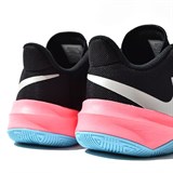 Nike ZOOM HYPERSPEED COURT Кроссовки волейбольные Черный/Розовый/Голубой - фото 282895