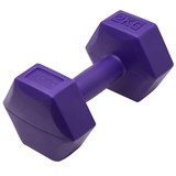 Starfit DB-305 2 КГ Гантель гексагональная пластиковая (пара) - фото 282907