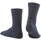 CEP ALLDAY MERINO MID CUT SOCKS Компрессионные носки с шерстью мериноса для восстановления Темно-синий - фото 282973