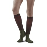 CEP INFRARED RECOVERY COMPRESSION SOCKS (W) Компрессионные гольфы для восстановления женские Зеленый/Серый - фото 283065