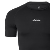 Jögel CAMP PERFORMDRY TOP SS Футболка компрессионная Черный/Белый - фото 283177