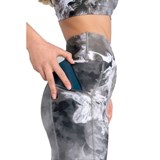 Slavi LEGGINGS POCKET HIGH WAIST SMOKE SHADOW Тайтсы женские Серый - фото 283214