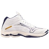 Mizuno WAVE LIGHTNING Z7 MID Кроссовки волейбольные Белый/Темно-синий - фото 283358