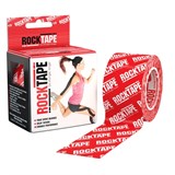 RockTape CLASSIC 5смх5м логотип Кинезиотейп Красный - фото 283588