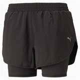 Puma FAVOURITE WOVEN 2-in-1 SHORTS (W) Шорты беговые женские Черный - фото 283908