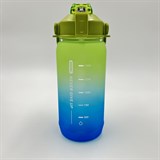 Peak SPORT WATER BOTTLE 2L SKY BLUE Спортивная бутылка Синий/Зеленый - фото 284068