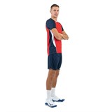 Mizuno PREMIUM HIGH KYU TEE Футболка волейбольная Красный/Темно-синий - фото 284141