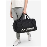 Li-Ning TRAVEL BAG Сумка спортивная Черный/Белый - фото 284378