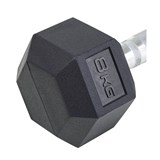 Starfit DB-301 8 КГ Гантель обрезиненная Черный - фото 284488