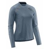 CEP LONG SLEEVE RUNNING SHIRT (W) Футболка беговая с длинным рукавом женская Серый - фото 284538