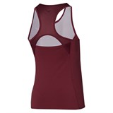 Mizuno PRINTED TANK (W) Майка теннисная женская Бордовый/Серый - фото 284559