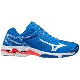 Mizuno WAVE VOLTAGE Кроссовки волейбольные Синий/Белый/Красный - фото 284832