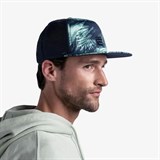 Buff TRUCKER CAP KINGARA NIGHT BLUE Бейсболка беговая Темно-синий/Зеленый - фото 284919